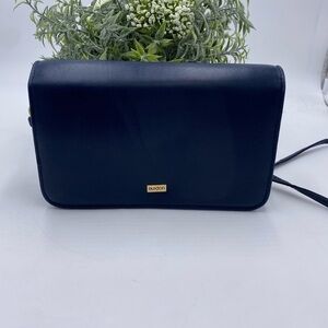 Buxton Crossbody Bag Purse Wallet
Clutch Blue Leather Card Holder Purse Bag